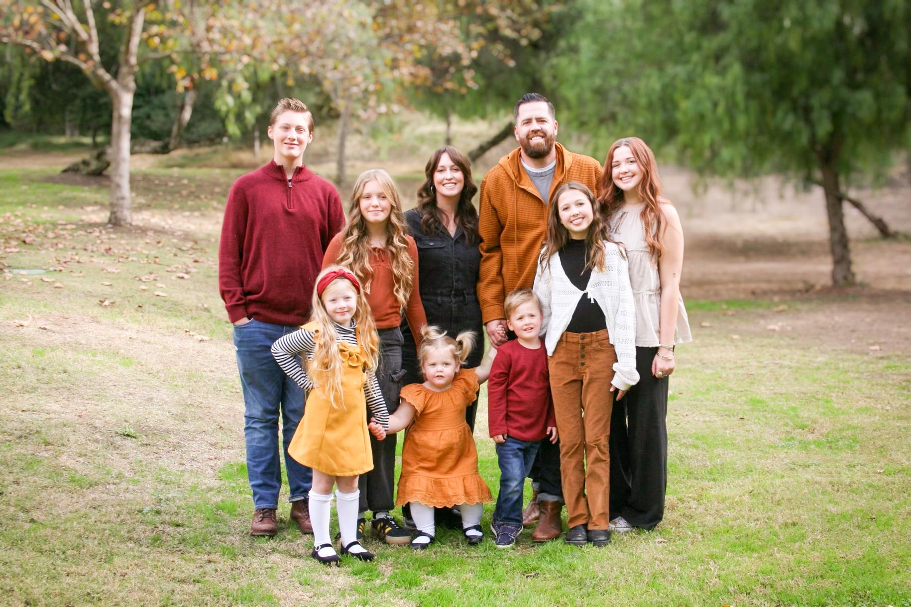 The Schultz family, owners of Family Style Catering